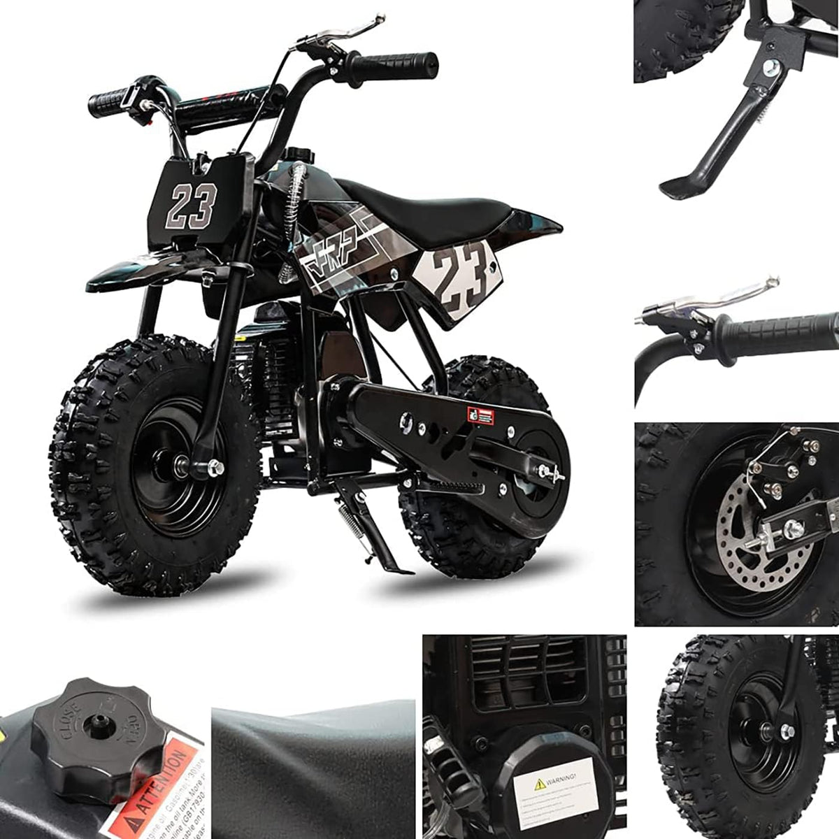 50CC 2-Stroke Gas Powered Kid Dirt Bike Z389862