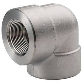 3/8x22 90 Degree Elbow NPT Female Forged Pipe Fitting, Pkg Qty 8 U61287