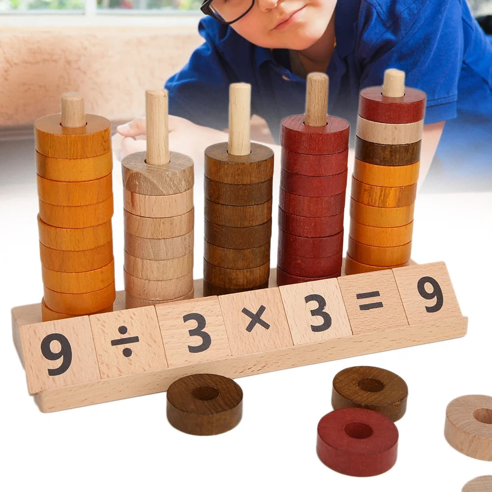 Wooden Number Counting Maths Toy N3121