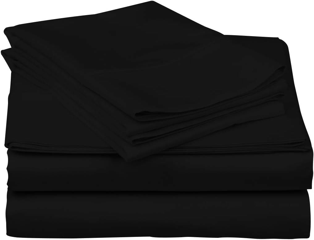 Blush 100% Egyptian Cotton Sateen Sheet Set, California King, 4Pc I26662