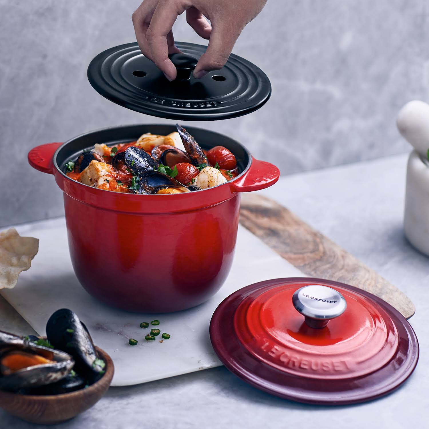 2.25 Qt Cast Iron Rice Pot Deep Teal F870