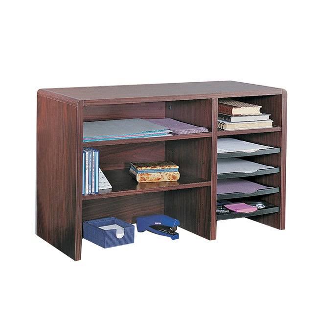 Oak Desk Top Organizer Y983