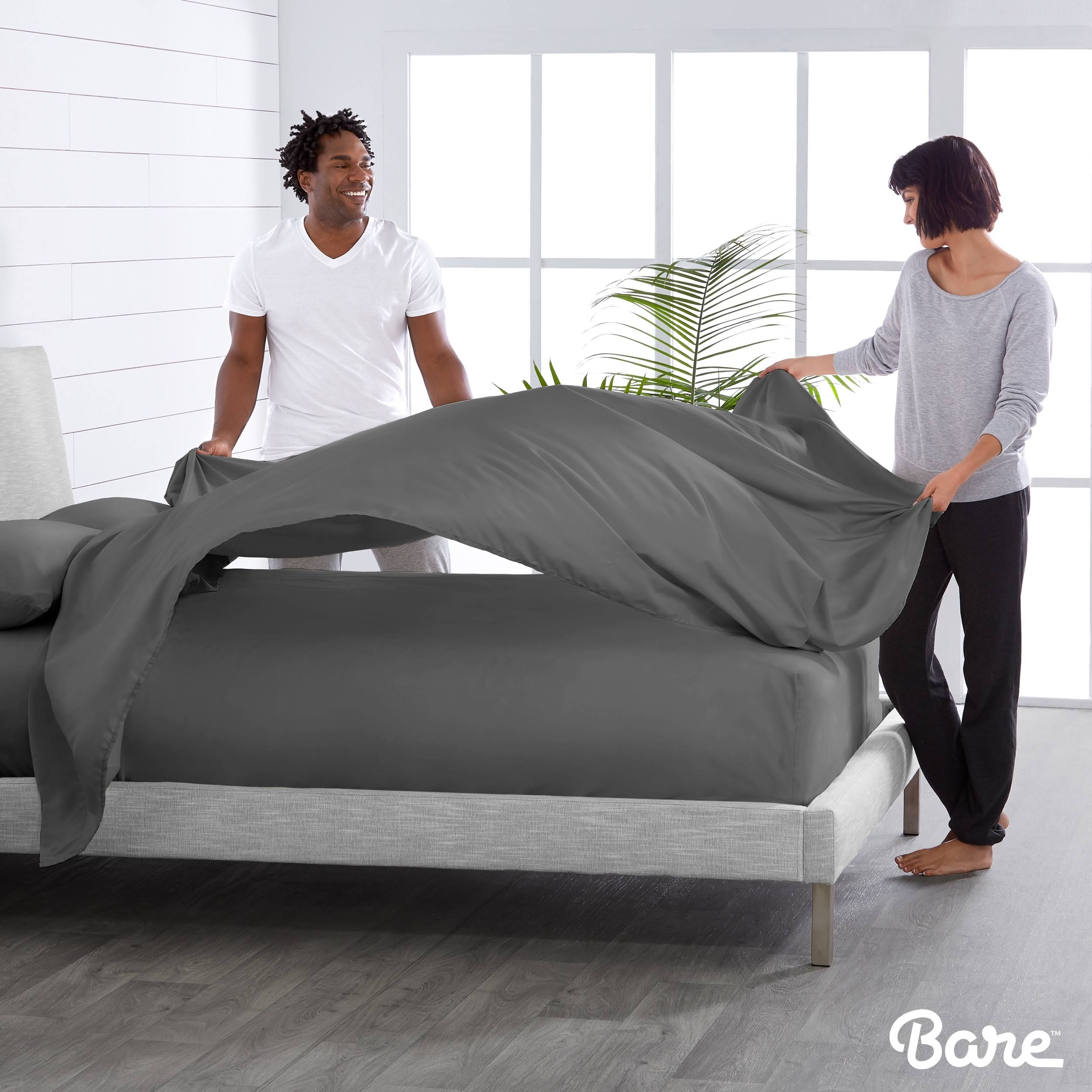 King Grey 5 Pack Flat Sheet K24276