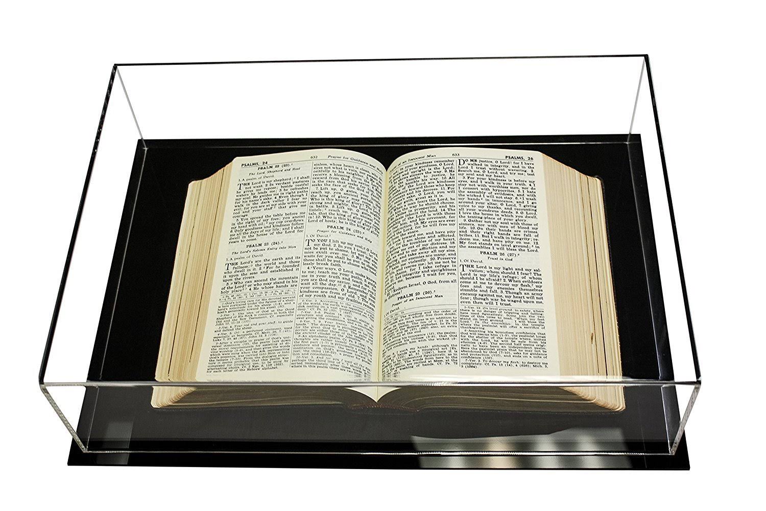 Clear Acrylic Book Display Case O42585