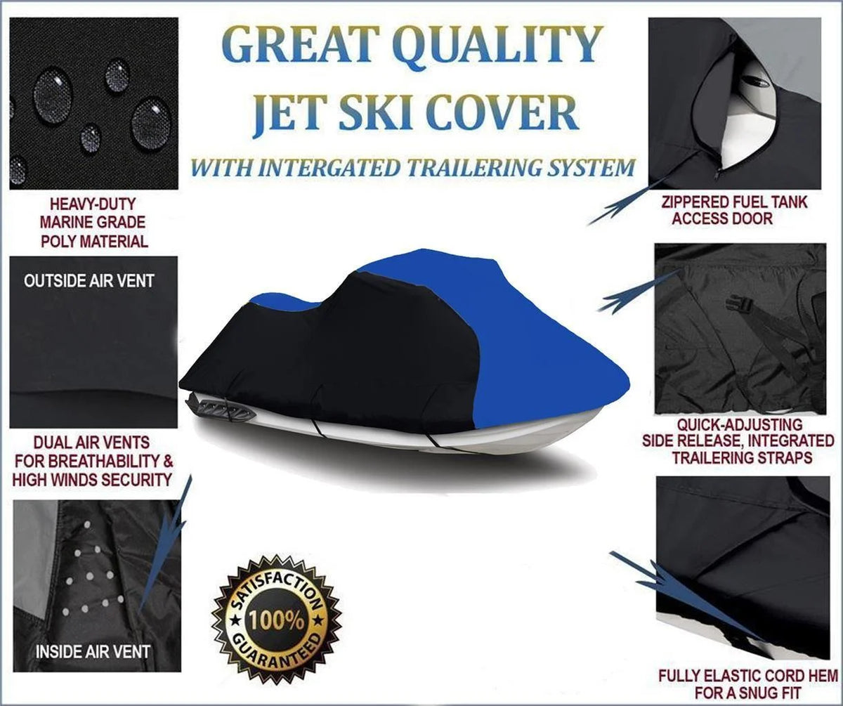 Heavy-Duty 600 Denier Jet Ski Cover 1-2 Seater C686119