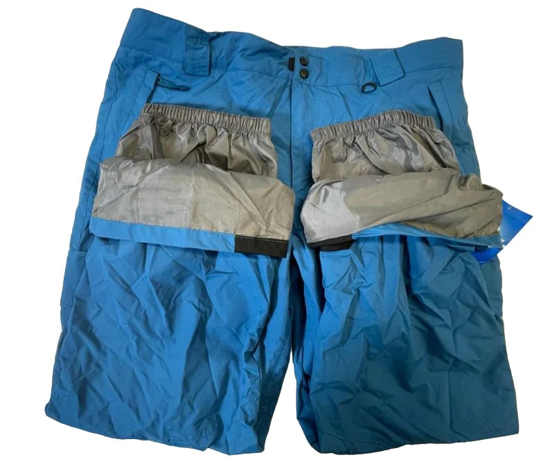 Black Insulated Side-Zip Snow Cargo Pant M31245