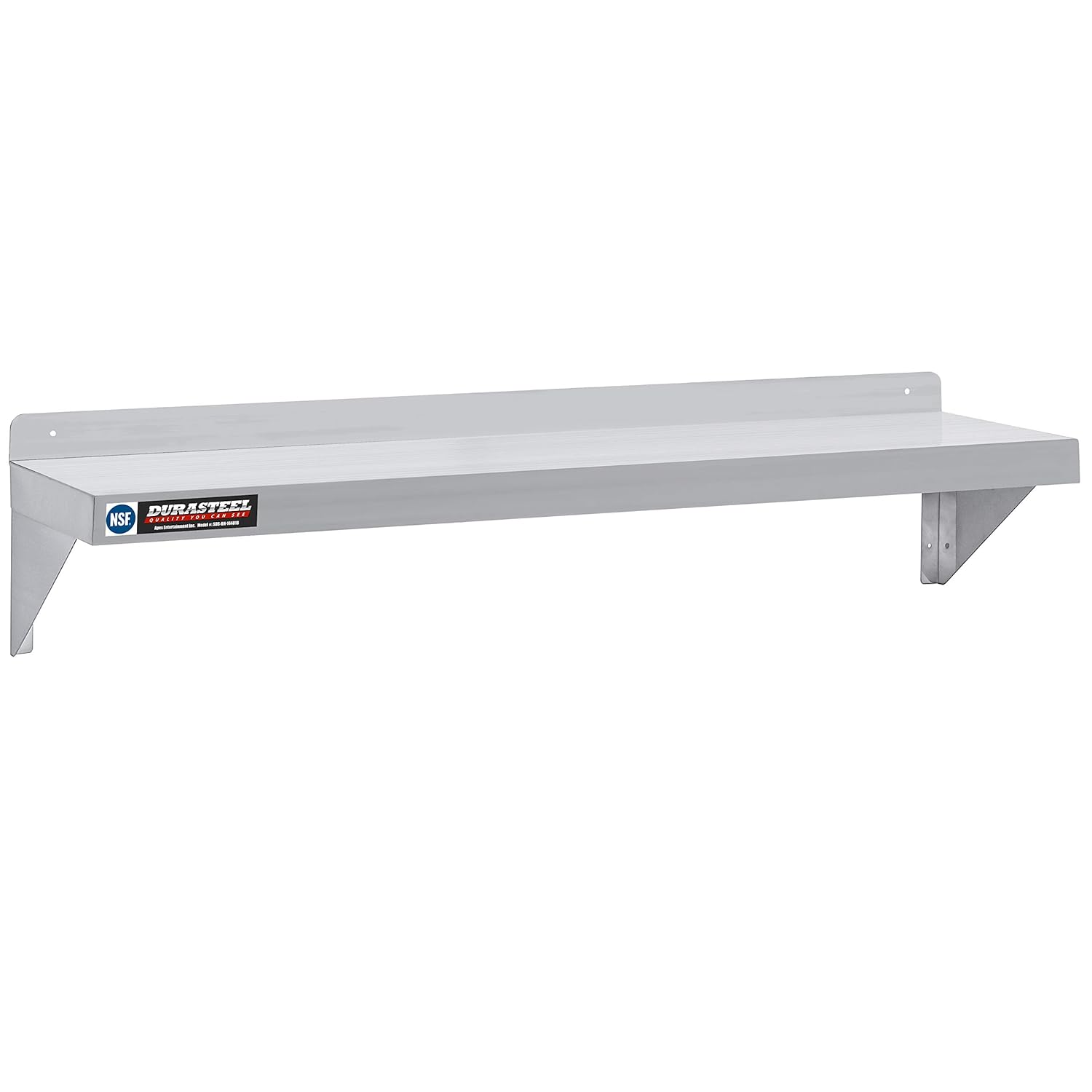Stainless Steel Wall Mount Shelf 48" Wide x 14" Deep V6350