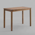 Dark Brown Acacia Wood Rectangle Counter Height Patio Table F212