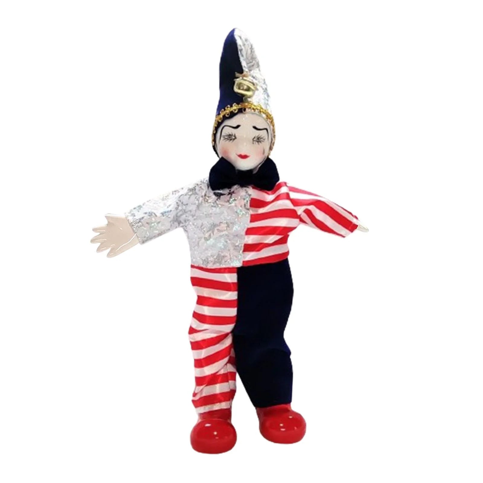 Clown Doll Movable Joint Jester Doll N8154