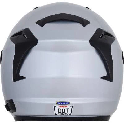 Frost Gray Solid Helmet U3506
