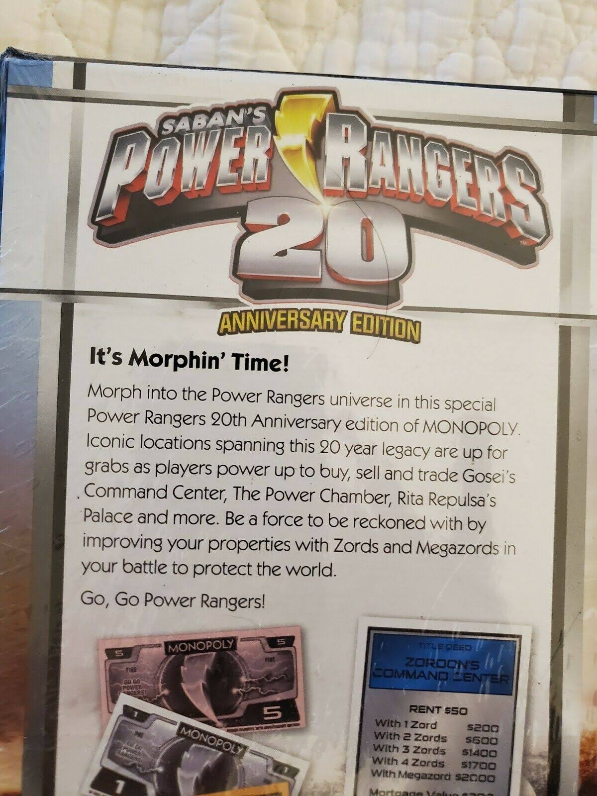 Monopoly: Power Rangers 20th Anniversary Edition O845738