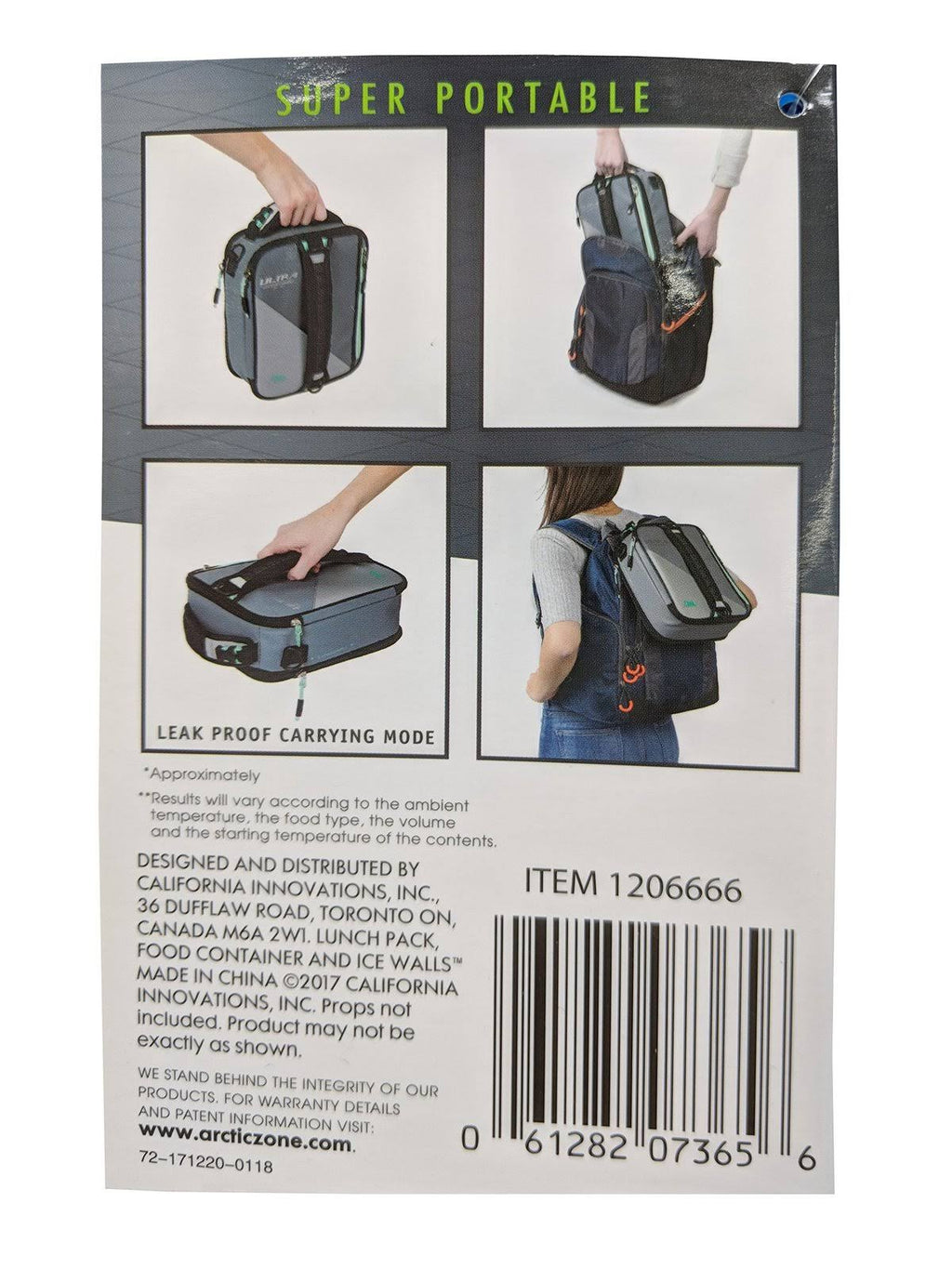 Light Gray Expandable Lunch Box N216