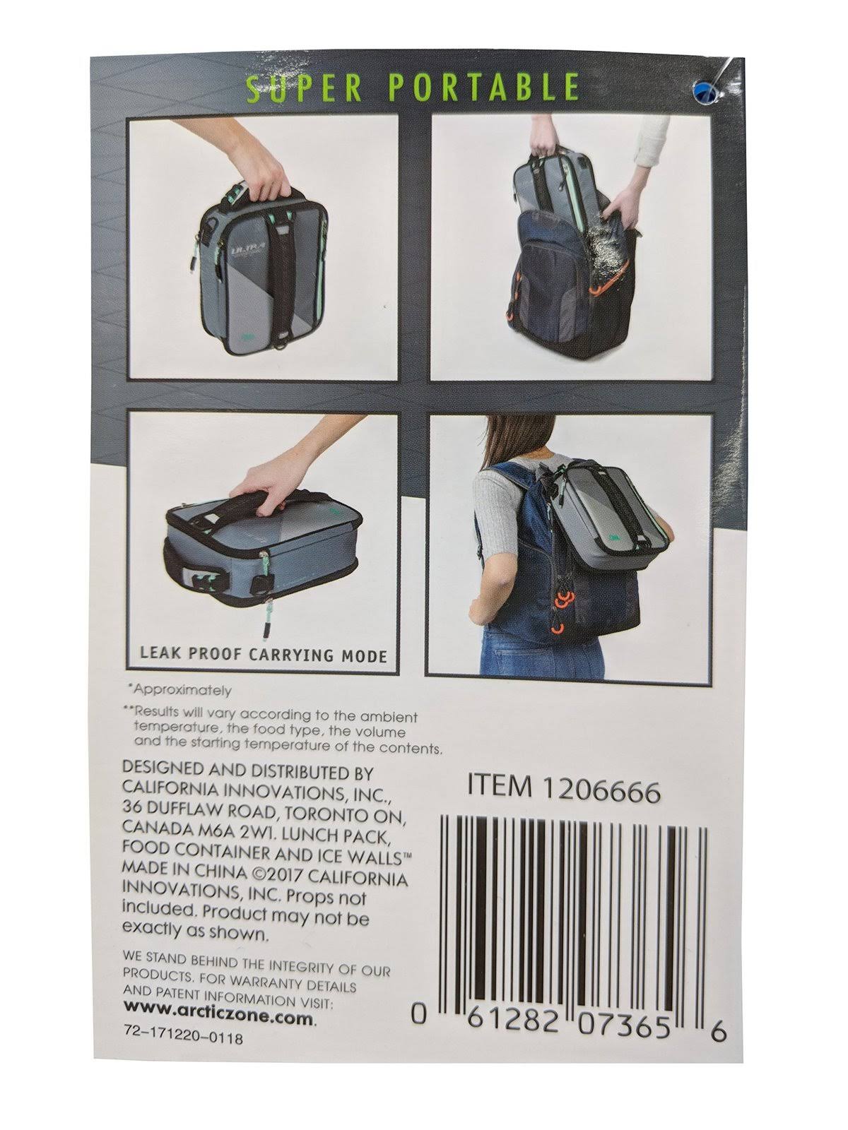 Light Gray Expandable Lunch Box N216
