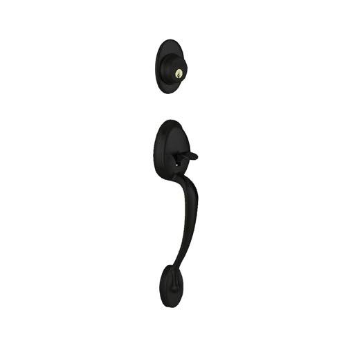 Lifetime Brass Finish Dummy Exterior Handleset J6297