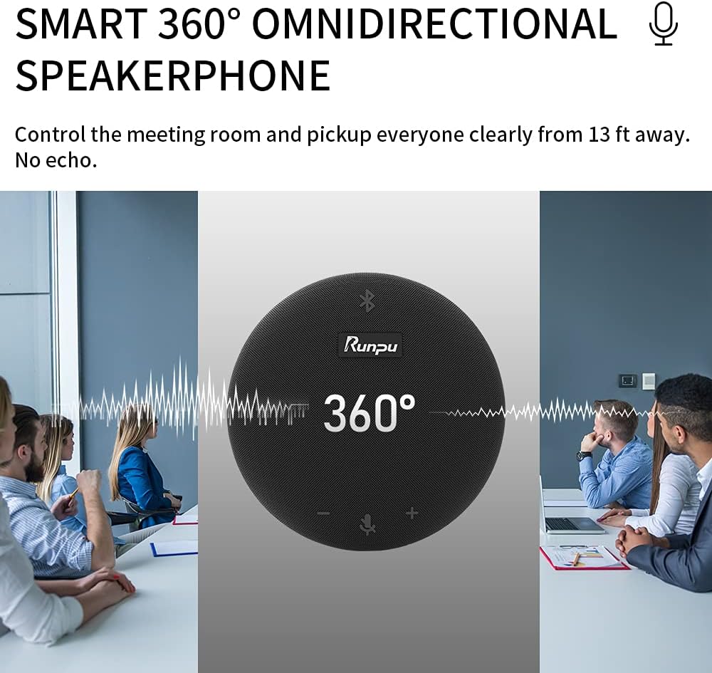 HD1080P PTZ Conference Room Camera and Wireless Bluetooth USB Conference Microphone and Speaker H541
