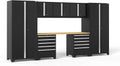 Red 8 Piece Garage Cabinets U3572