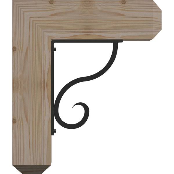 Ashford Craftsman Ironcrest Smooth Bracket, Douglas Fir S8014