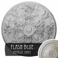 31 1/4x22OD x 2 1/4x22P Hand-Painted Ceiling Medallion M5061