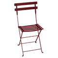 Red Ochra Metal Bistro Chair O9424