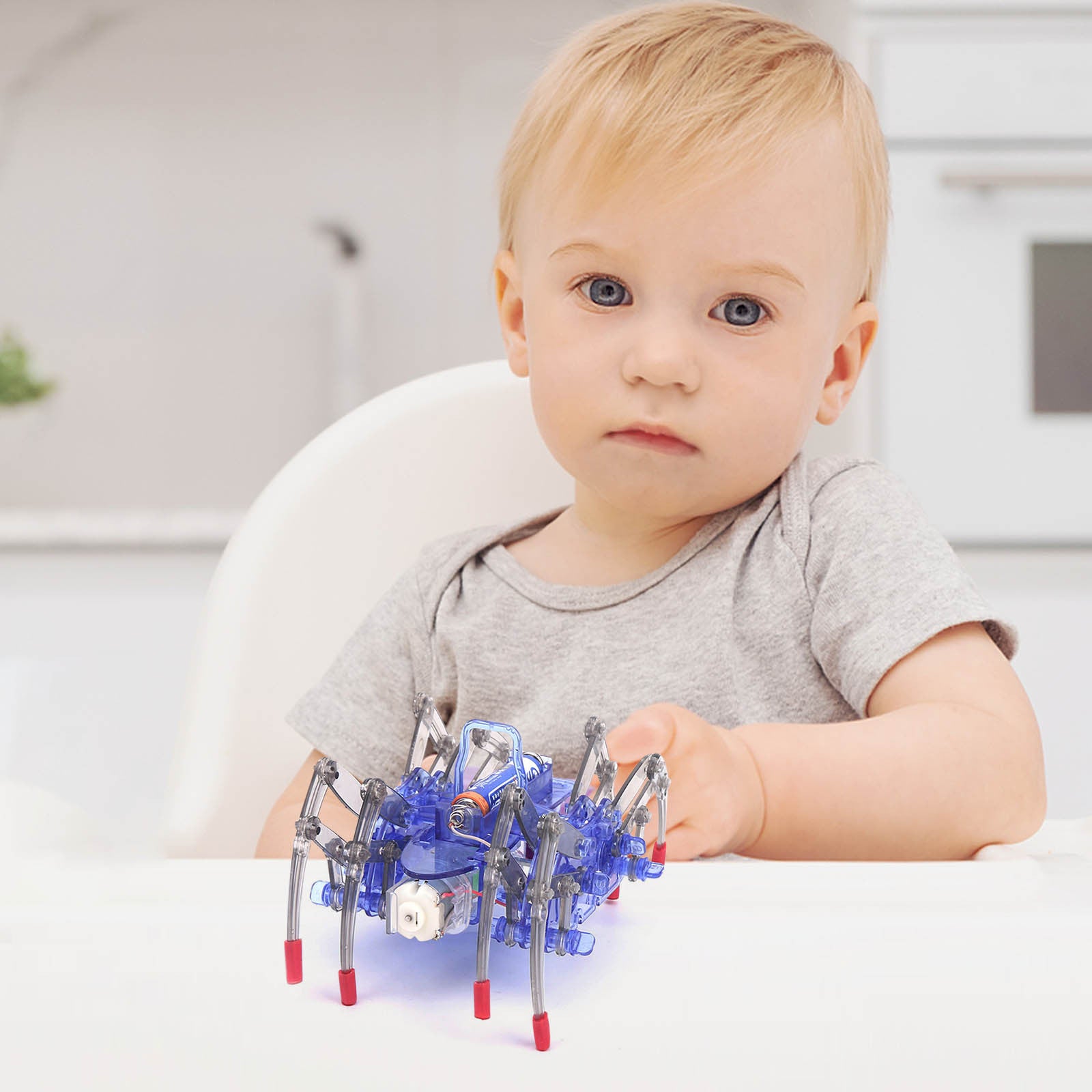 Electric Spider Robot DIY Assembly Toy G2448