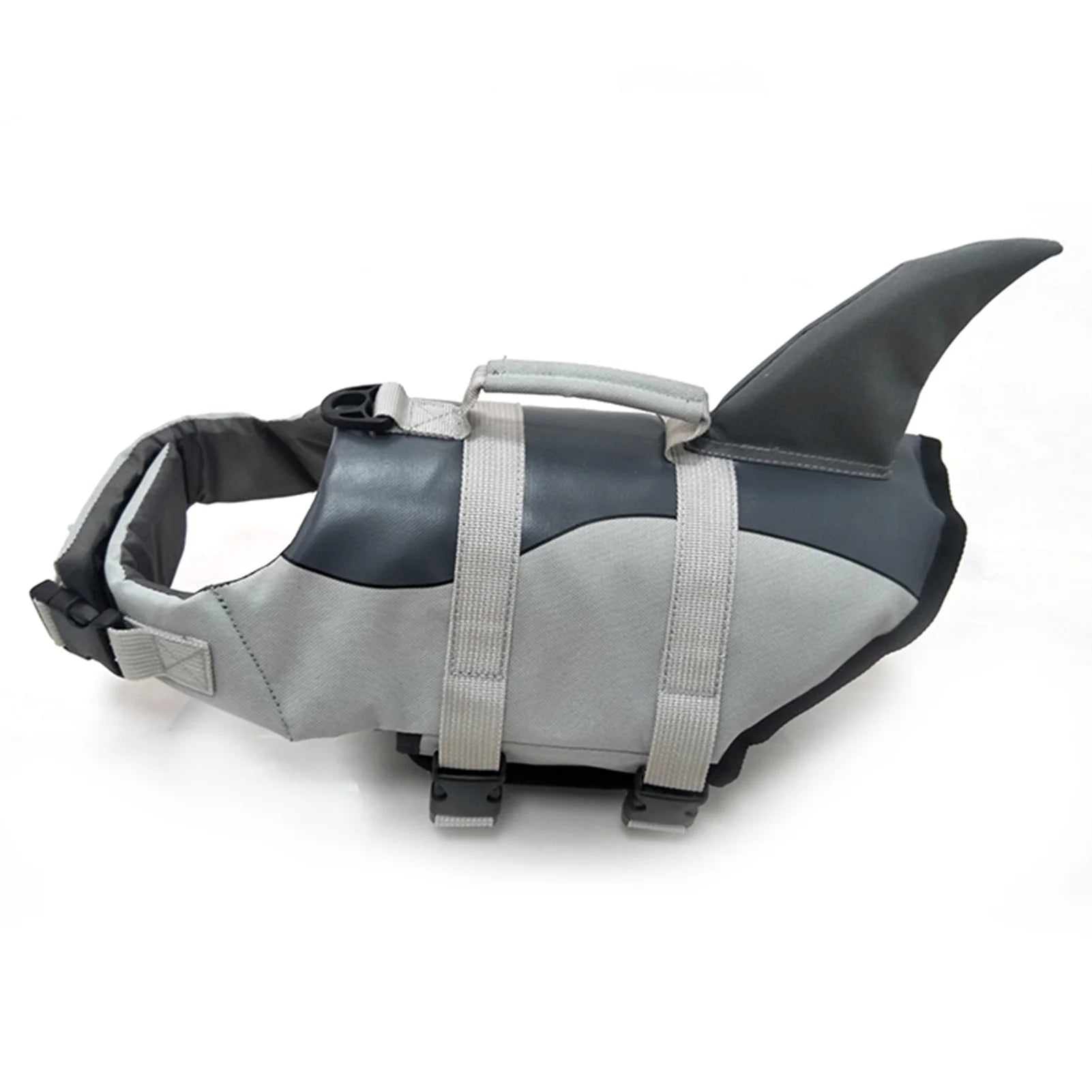 Dog Pet Shark Swimsuit Vest Safety Wear Preserver H993105