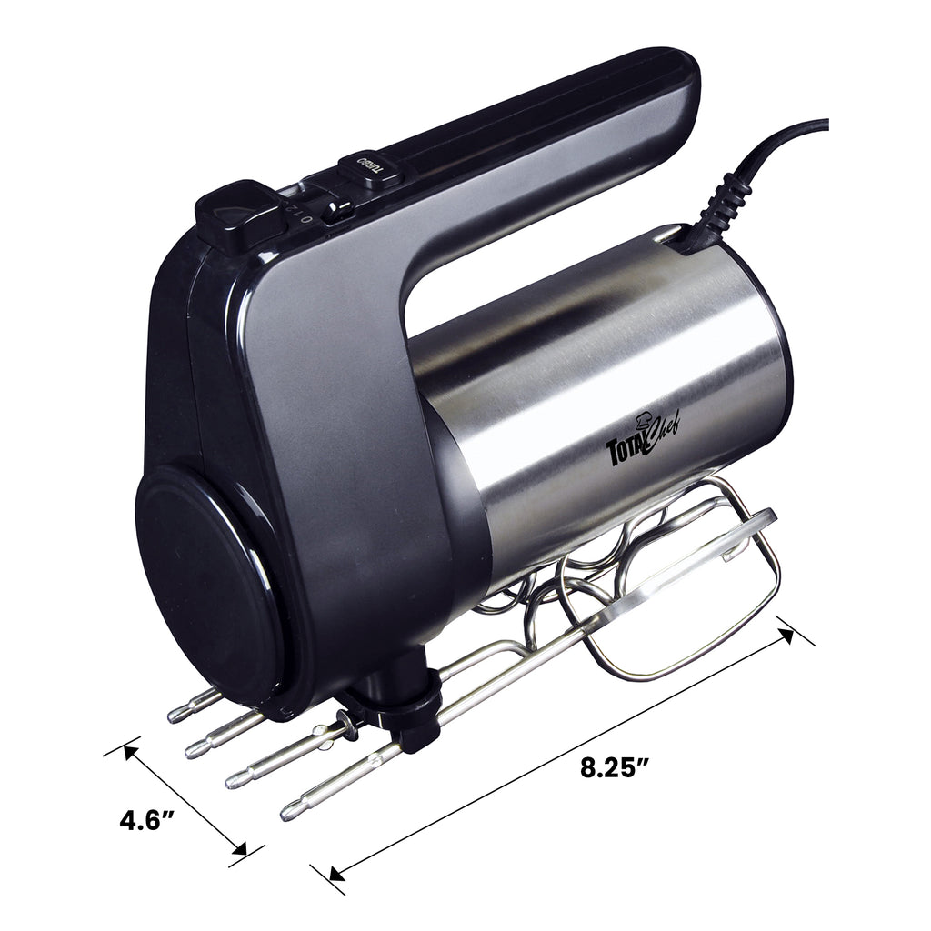 6-Speed Electric Hand Mixer with Stainless Steel Beaters M140