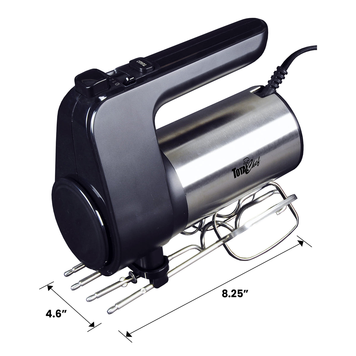 6-Speed Electric Hand Mixer with Stainless Steel Beaters M140