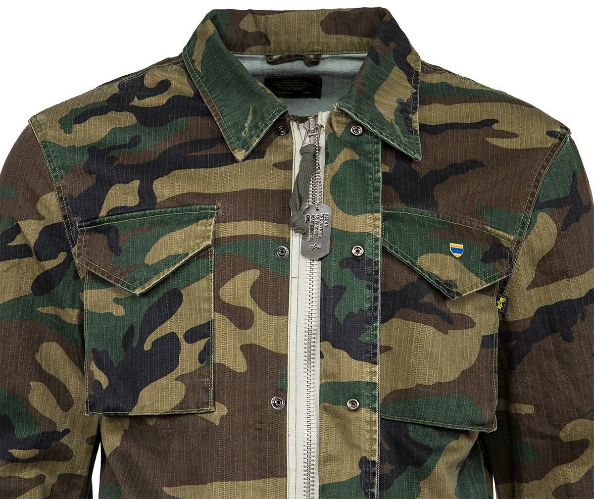 Camo Woodland Field Coat XL J96616
