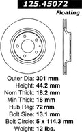 High Carbon Alloy Brake Rotor F503