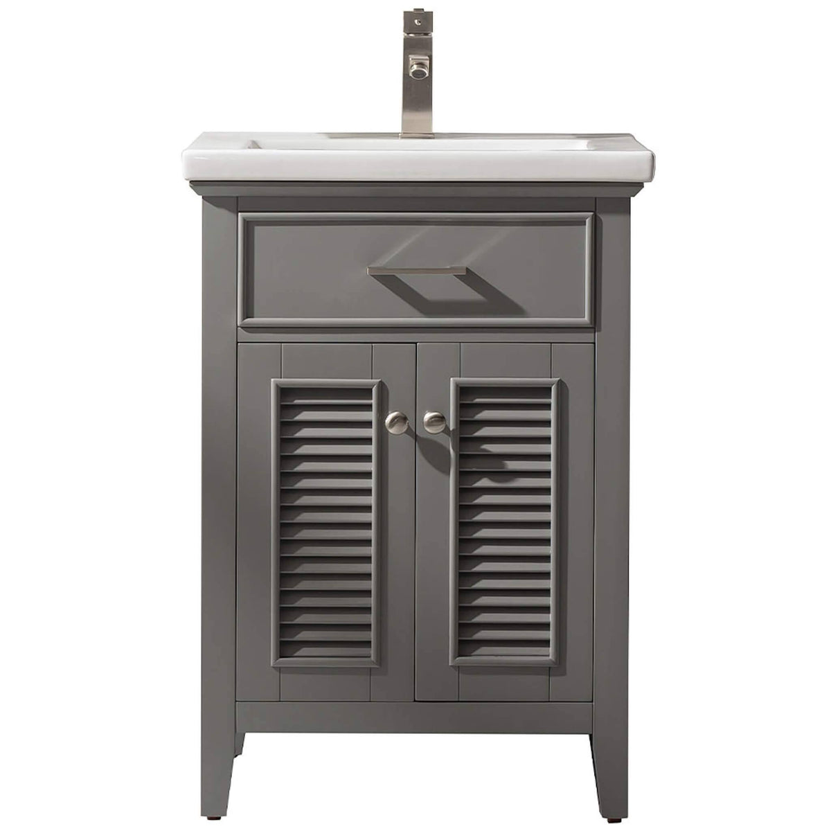Gray Single Sink Vanity Q411954