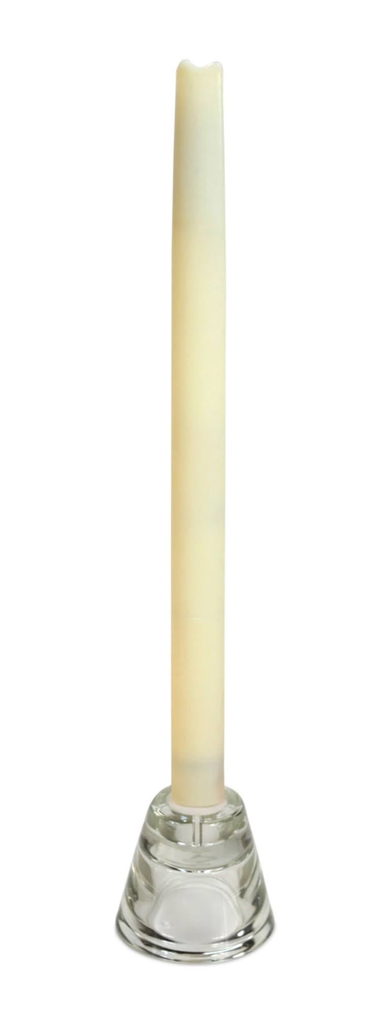 LED Taper Candle Set of 4 Wax/Plastic Y597