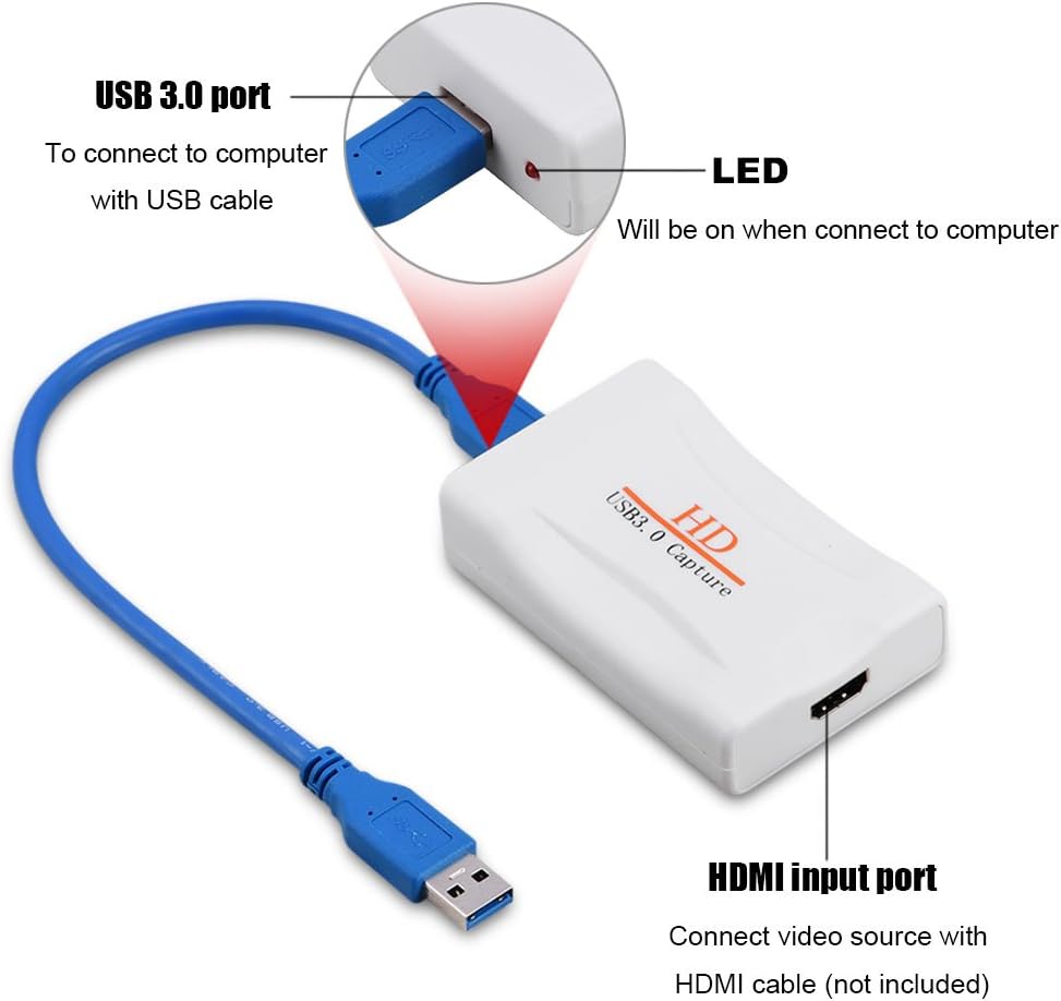 USB 3.0 Full HD 1080P 60FPS Video Capture Card C595