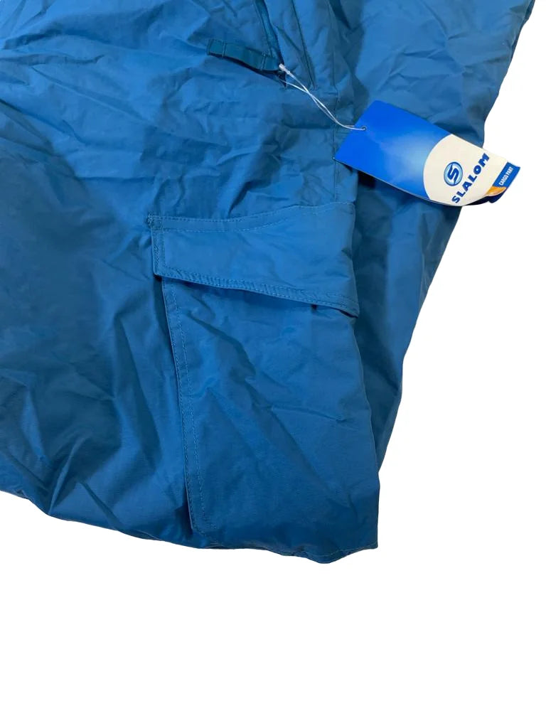 Black Insulated Side-Zip Snow Cargo Pant M31245