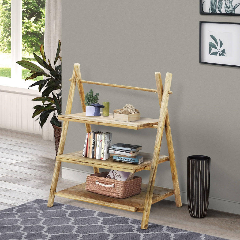 Java Folding Shelf Bookcase A234