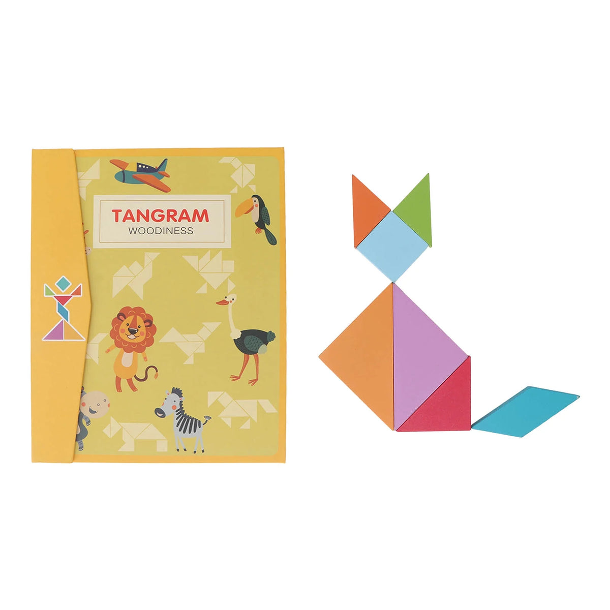 Wooden Tangram Pattern Blocks Set H8138