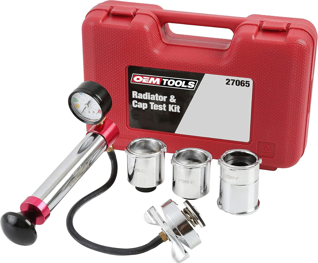 Radiator and Cap Test Kit, Pressure Tester for Coolant System R771638