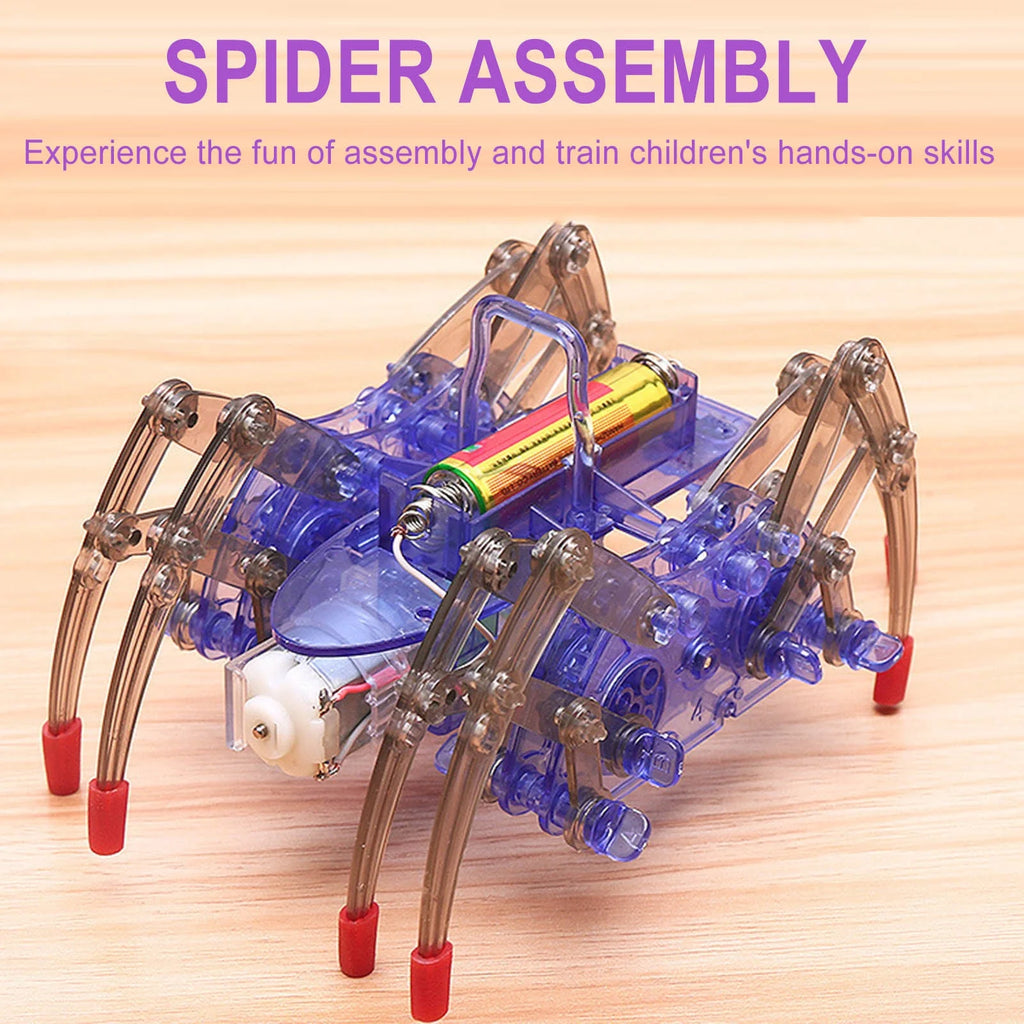 Electric Spider Robot DIY Assembly Toy G2448