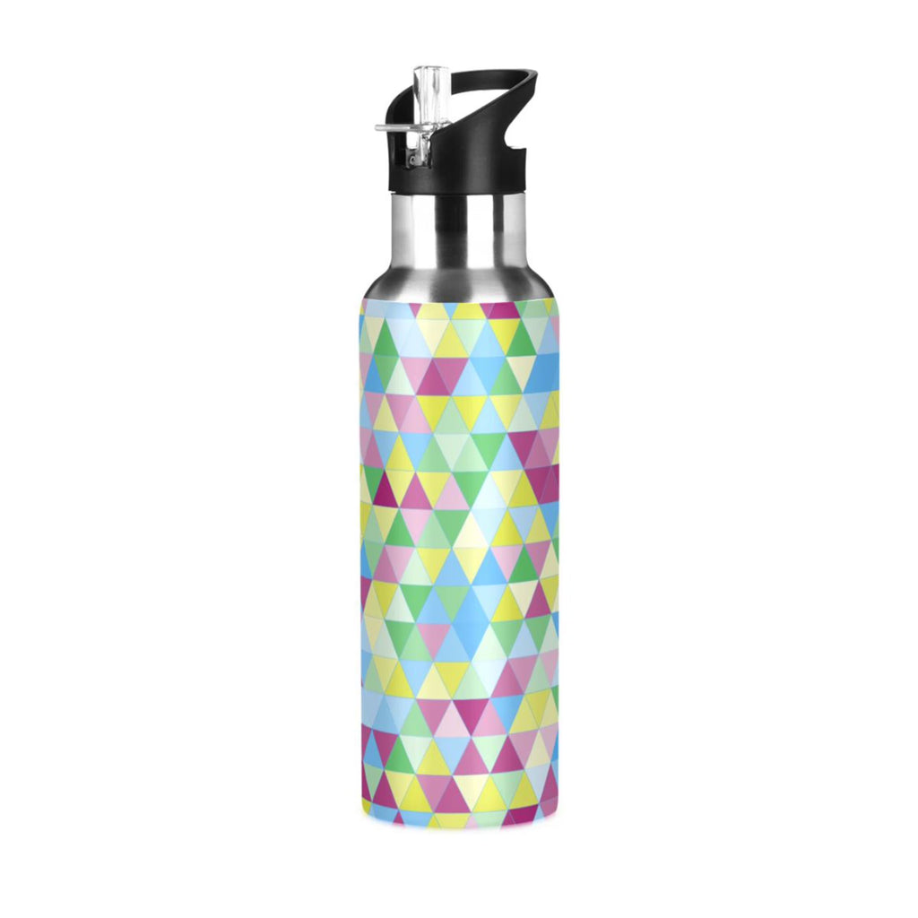 20 oz Insulated Stainless Steel Water Bottle with Straw Lid G48811