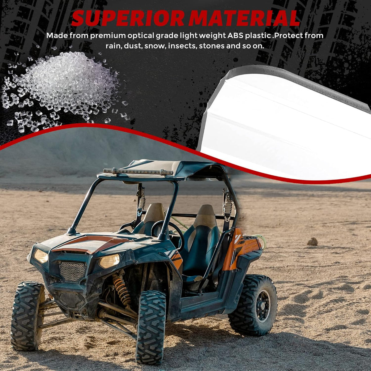 Full Clear Windscreen D867