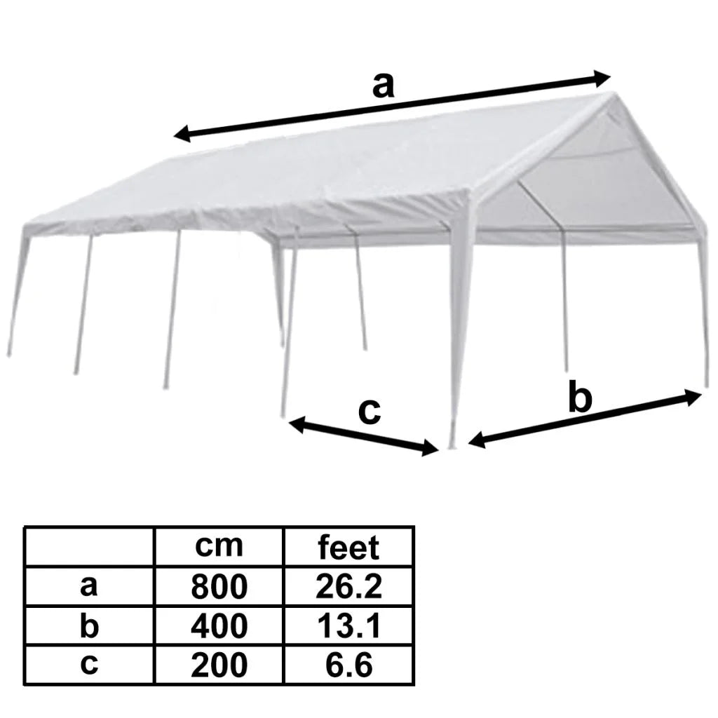 White Party Tent Marquee 26.2'x13.1' U4118