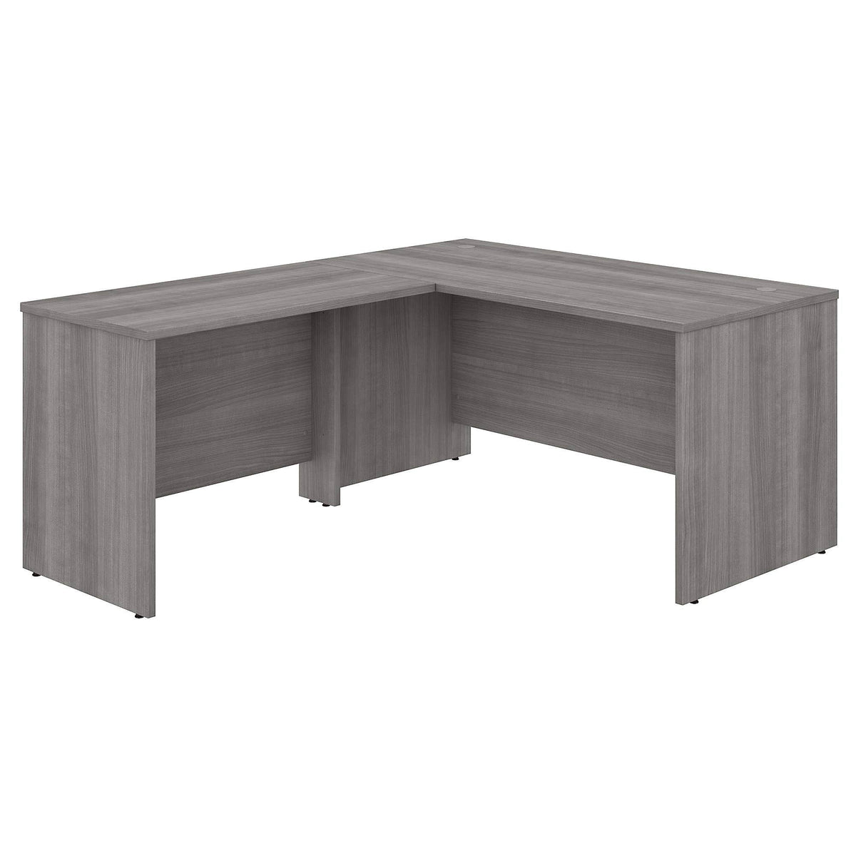 60 x 30 in. L Shaped Desk with 42 in. Return Platinum Gray R992