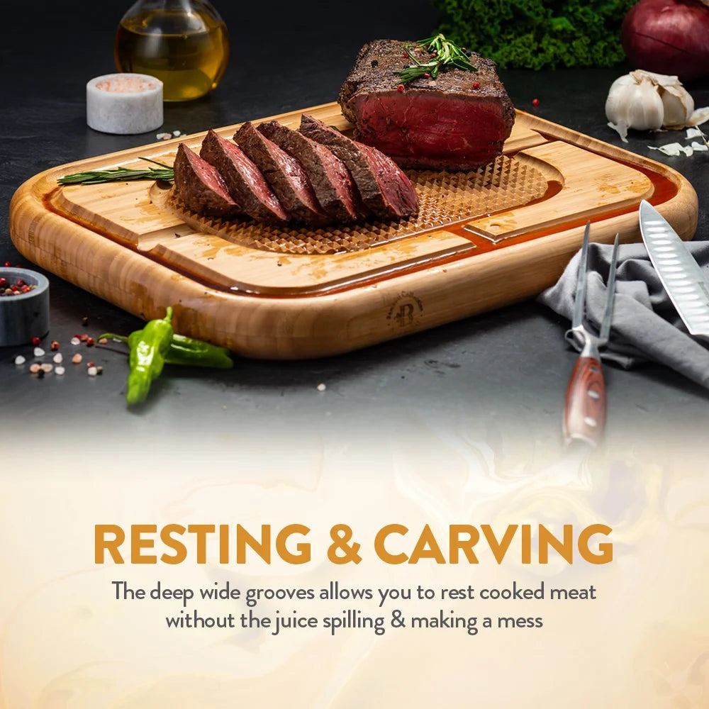 Bamboo Extra Large Cutting Board with Deep Juice Groove M6812