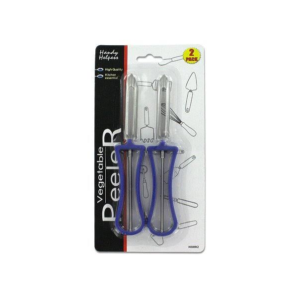 5 3/4 Metal Plastic Vegetable Peeler Set D81402
