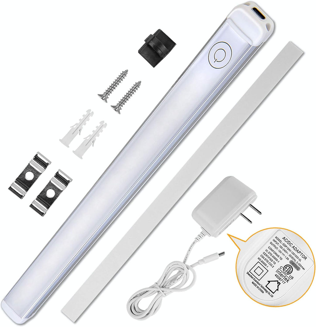 Warm White 2700K Touch Dimmable Under Cabinet LED Light Bar Kit, 3 Bars F713466