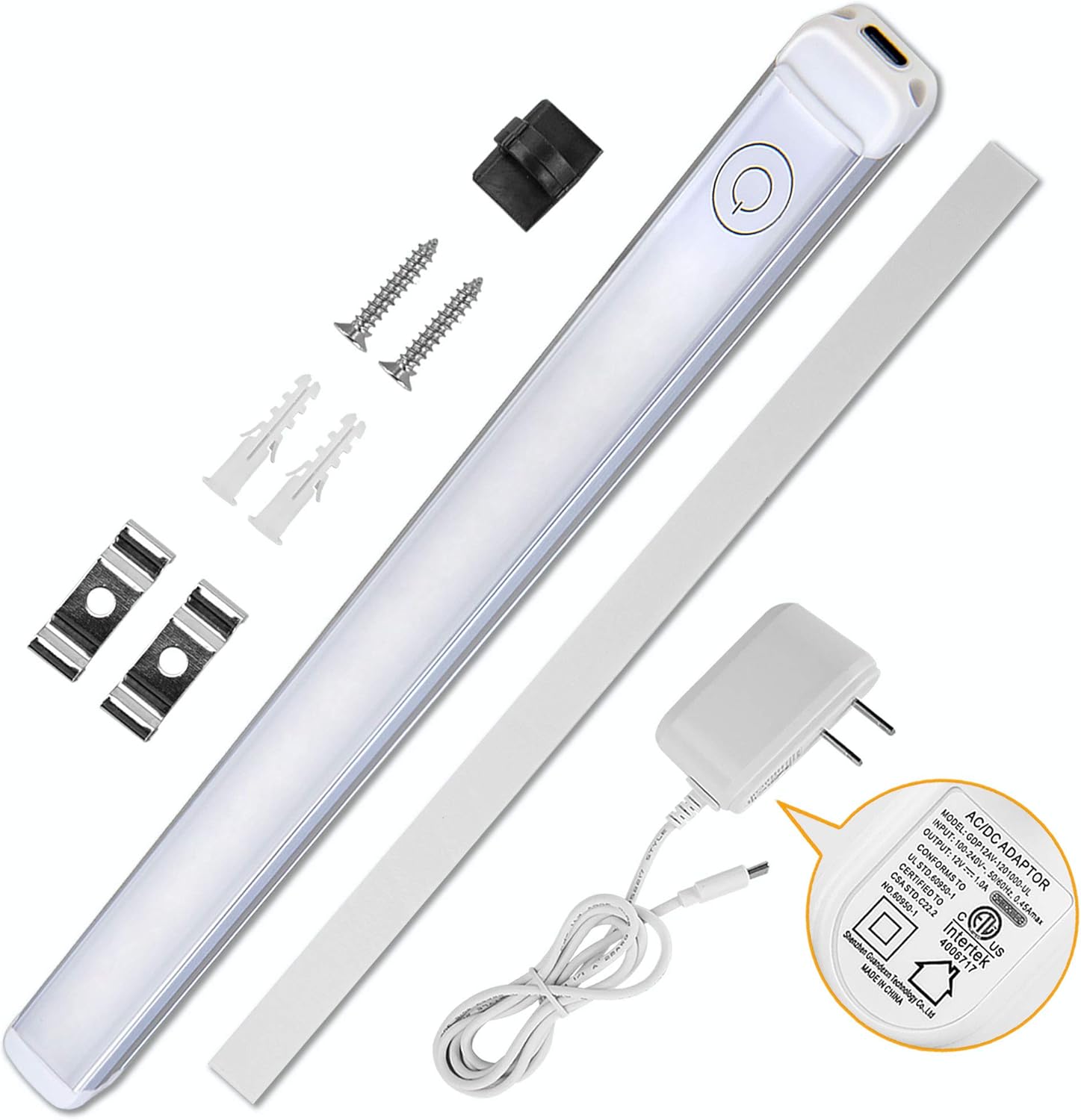 Warm White 2700K Touch Dimmable Under Cabinet LED Light Bar Kit, 3 Bars F713466