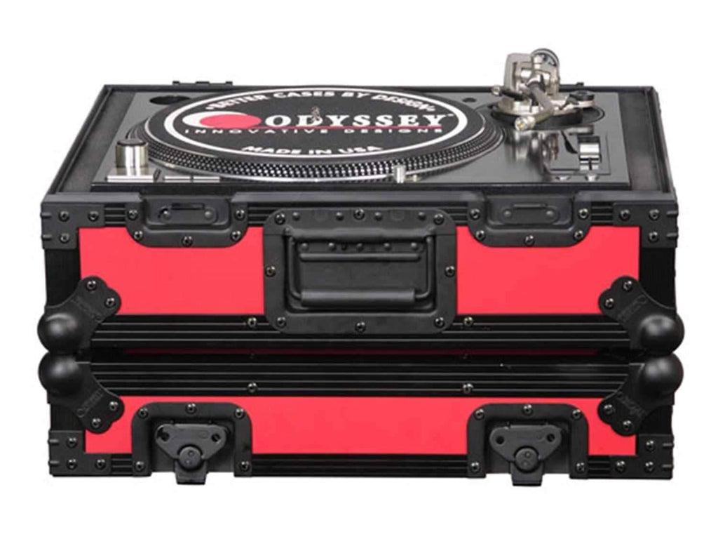 Red DJ Turntable Case M48371