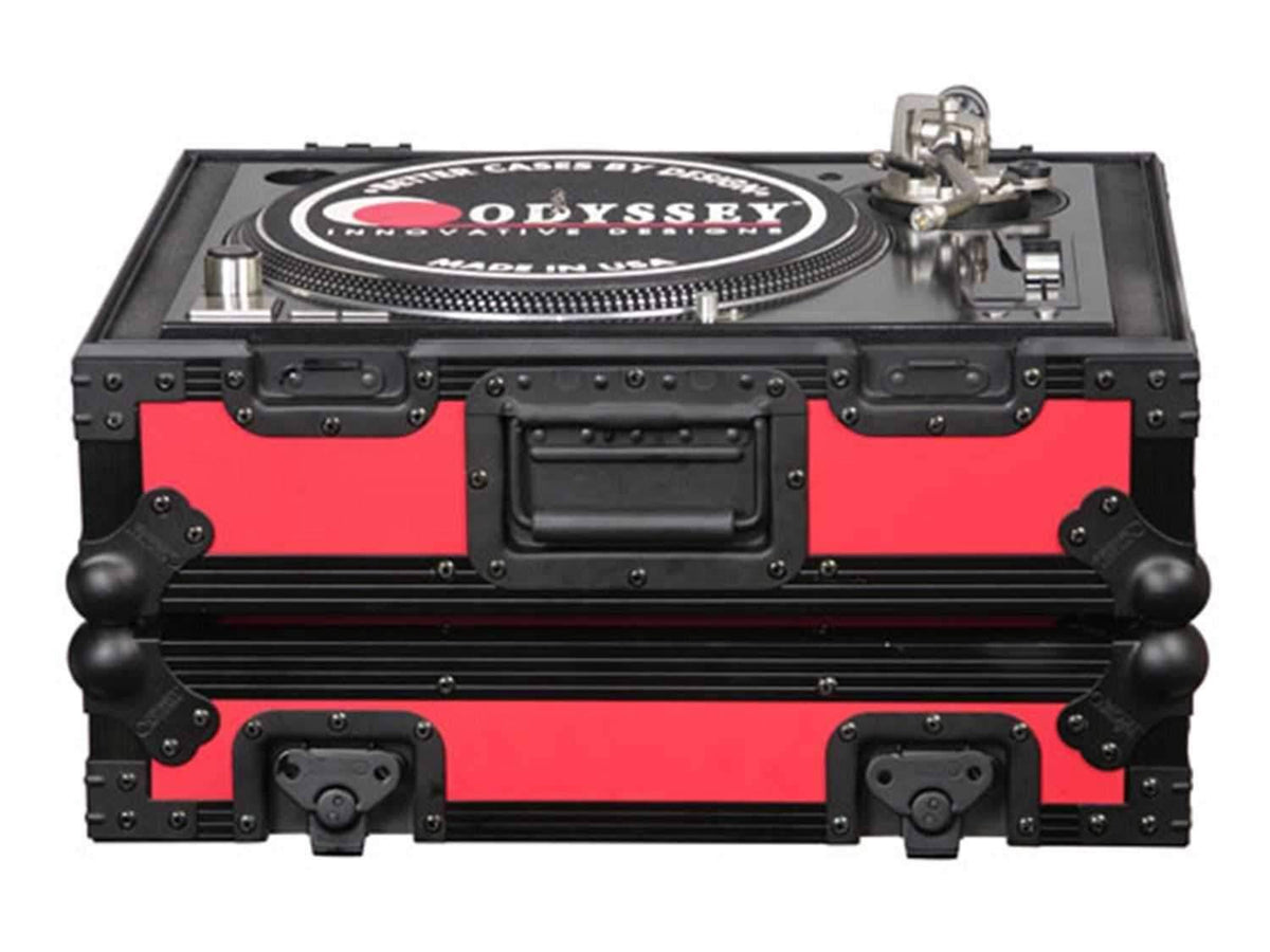 Red DJ Turntable Case M48371