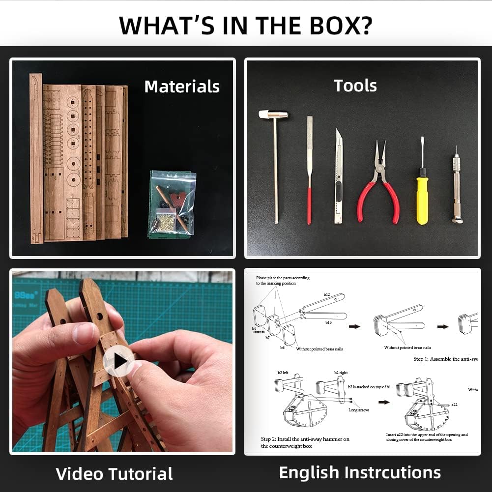 3D Wooden Puzzles DIY Model Kits Y661