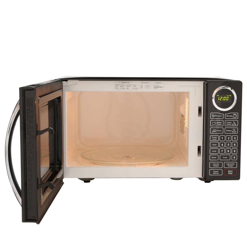0.9 Cu ft Black Microwave D58117