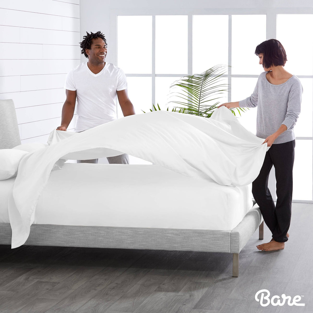 King Grey 5 Pack Flat Sheet K24276